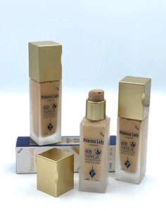  کرم پودر حرفه ای و گیاهی 24 ساعته پرنسس لیدی princess lady دارای SPF 15 اورجینال 