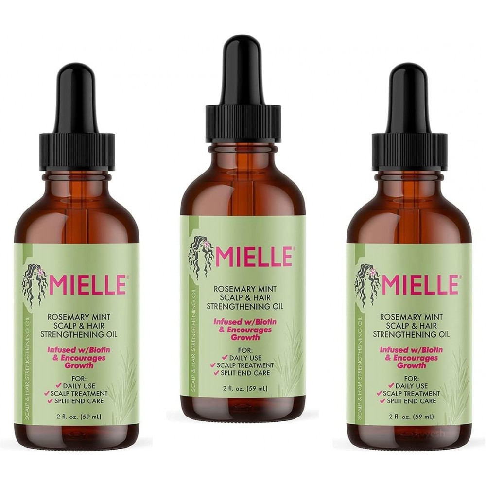 روغن ضد ریزش مو رزماری و نعناع میله MIELLE حجم 60 میل