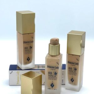 کرم پودر حرفه ای و گیاهی 24 ساعته پرنسس لیدی princess lady دارای SPF 15 اورجینال